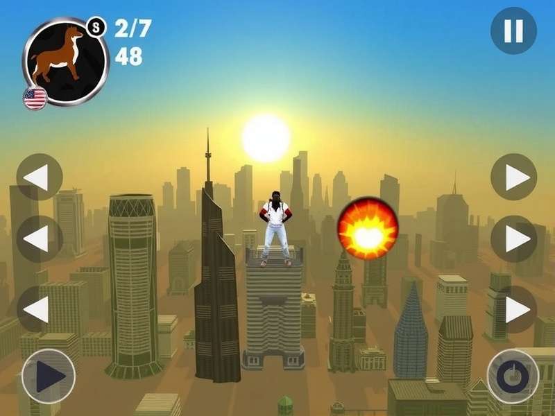 Hyderabad Hover Warrior Game Screenshot